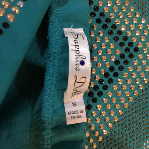 Studded Geometric Body Con Dress - Picture 6 of 6